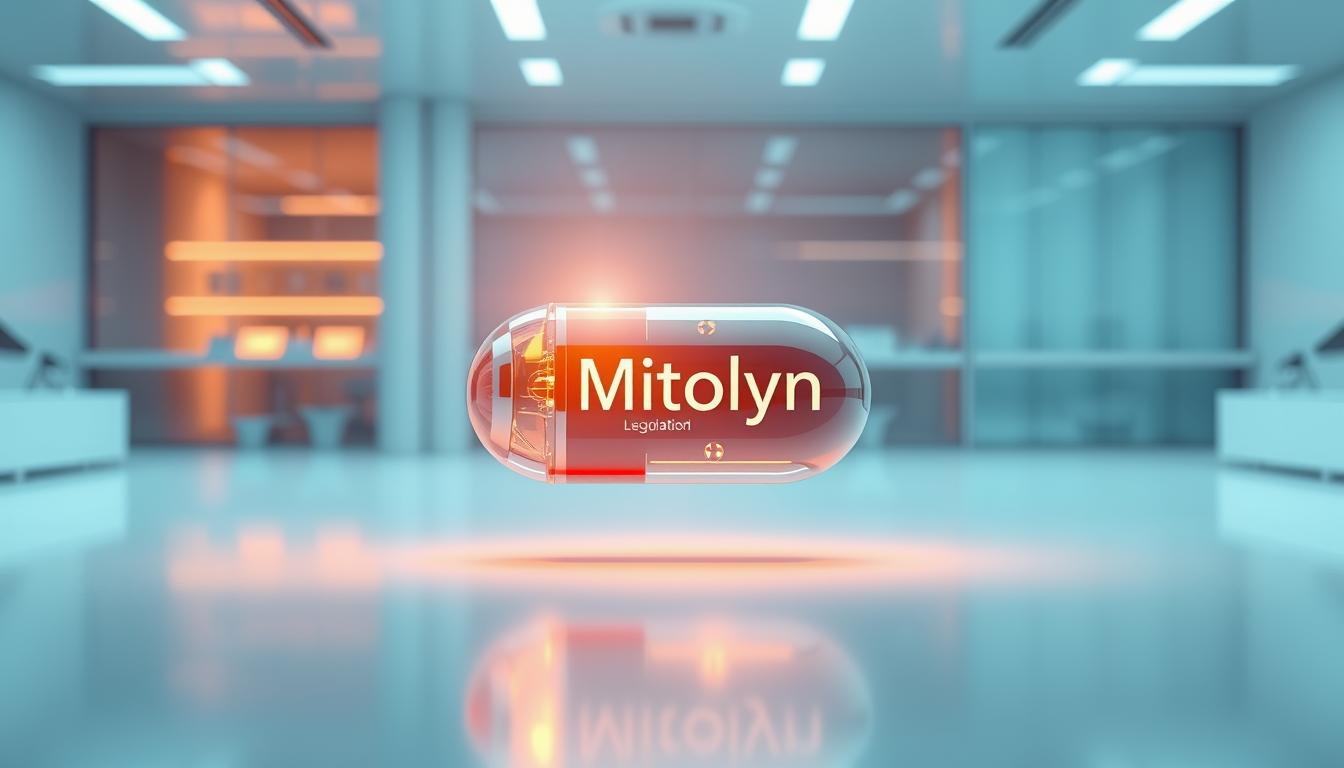 Vibrant 3D rendering of a glowing, futuristic capsule labeled "Mitolyn" against a backdrop of a sleek, high-tech laboratory setting. The capsule hovers over a clean, minimalist surface, emitting a warm, radiant energy. Intricate details of the capsule's structure are visible, showcasing its advanced, mitochondria-inspired design. Soft, directional lighting highlights the capsule's metallic accents and the pristine, sterile environment surrounding it. The overall composition conveys a sense of innovation, scientific progress, and a focus on mitochondrial health and wellness. Vibrant 3D rendering of a glowing, futuristic capsule labeled "Mitolyn" against a backdrop of a sleek, high-tech laboratory setting. The capsule hovers over a clean, minimalist surface, emitting a warm, radiant energy. Intricate details of the capsule's structure are visible, showcasing its advanced, mitochondria-inspired design. Soft, directional lighting highlights the capsule's metallic accents and the pristine, sterile environment surrounding it. The overall composition conveys a sense of innovation, scientific progress, and a focus on mitochondrial health and wellness.