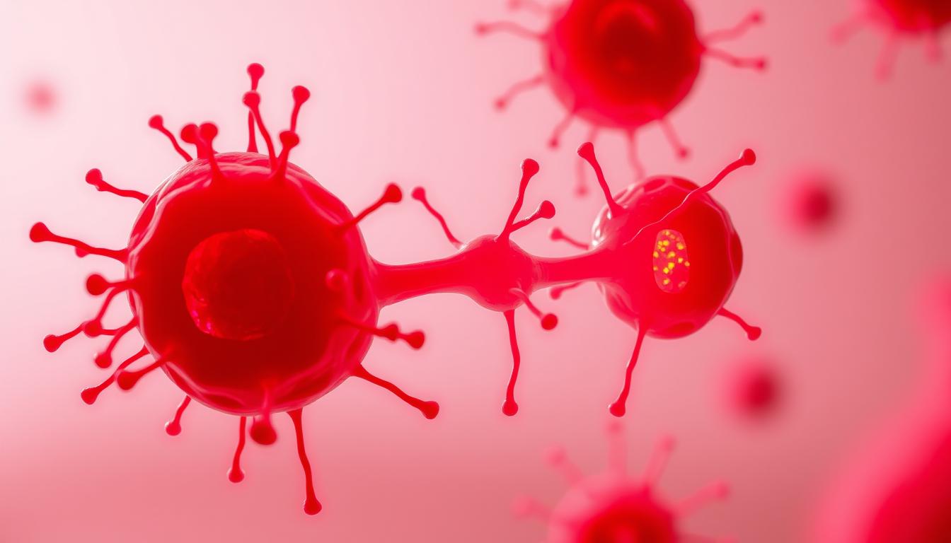 A highly detailed, scientifically accurate illustration of mitochondria bathed in vibrant red light. The mitochondria, the powerhouses of the cell, are depicted in a realistic, three-dimensional style, their intricate inner structures and cristae visible. The red light, emanating from all angles, casts a warm, rejuvenating glow onto the mitochondria, highlighting their crucial role in cellular energy production and repair. The background is clean and minimal, allowing the mitochondria and the red light therapy to be the focal point. The lighting is crisp, with carefully placed shadows and highlights to convey depth and volume. The overall tone is one of scientific exploration and understanding of the cellular mechanisms underlying the benefits of red light therapy.